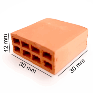 Mini Ladrillo Bloqueta 6 Huecos